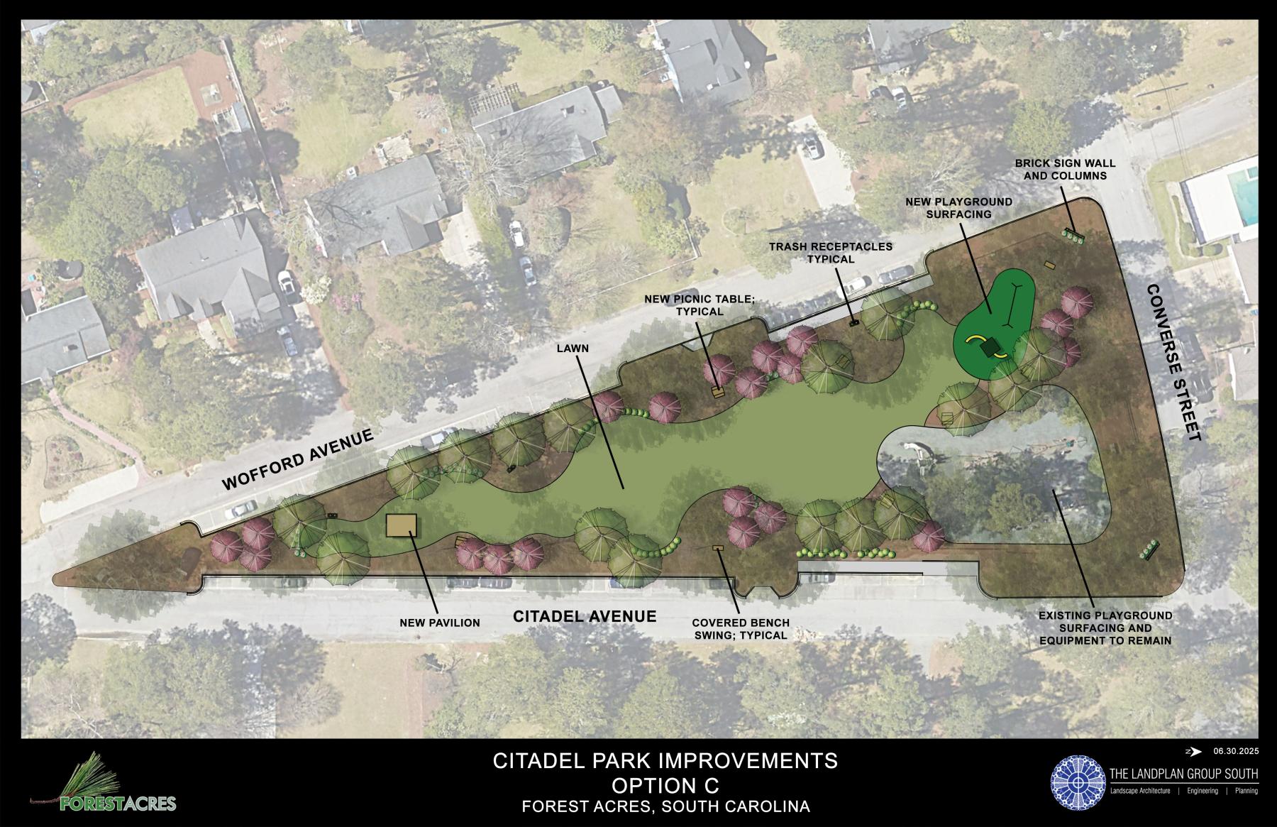Citadel Park improvements